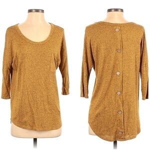 Misia 3/4 sleeve Back Button Down | SIZE S